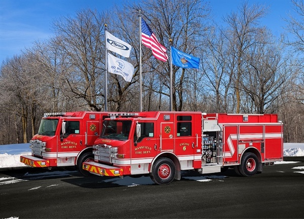 New Fire Truck Delivery: Pierce Pumpers to Mansfield (OH) Fire Department