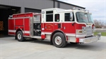 New Fire Engine in Garage at Lockwood (MT)