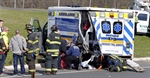 Tractor Trailer, Ambulance Collide in Tinton Falls (NJ)