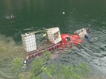 Scuba Divers Sink Antique Fire Apparatus into Gray Quarry (TN)