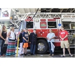 DeKalb Dedicates New Ladder Truck, 'Rip' Roaring