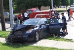 City Fire Truck, Car Collide