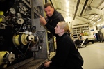 Fathers and Children Work Together at Stafford (VA) Fire Station