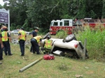 Cherokee Fire Truck Damaged In Accident