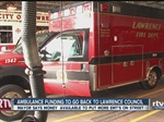 New Ambulance Funding Plan to Lawrence (IN) Council