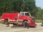 Luxemburg (WI) Fire Apparatus Driver Treated After Rollover Crash