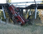 Officer Witnesses Bridge Collapsing Under CAL FIRE Engine