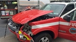 Deputy Fire Chief's Vehicle, SUV collide in Reading (PA)