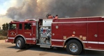 Pasadena Fire Engines Join Brush Strike Team to Fight Out of Control, Massive Blue Cut Fire