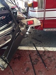 Pickup Truck Crashes into Fire Station