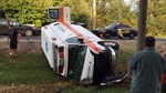 Ambulance Involved in Rollover Accident in Sellersburg (IN)