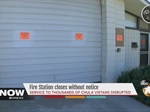 Chula Vista (CA) Closes Down Fire Station After Sewage Pipes Burst