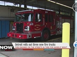 Detroit Fire Department Rolls Out Three New Fire Apparatus Ahead of Angels' Night