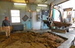 Volunteers Repair Garage Bay Floor at Williamsburg Fire Station