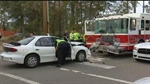 VIDEO: Vehicle Rams Fire Truck Near CCU Campus