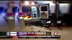 Car Crashes into Ambulance at St. Francis Medical Center