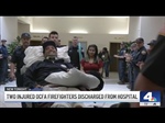 CA Firefighter Injured in Rollover Receives Sendoff On Way to CO Rehab Hospital