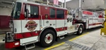Greenwood (IN) FD Holds Push-In for New Seagrave Tiller