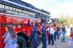 Johnston-Grimes (IA) FD Holds Push-In for New Tower Ladder Truck