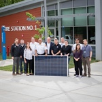 Solar System On Charlottesville (VA) Fire Station Is Complete and In Service