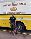 Annapolis (MD) FD Welcomes New Explosives Detection K-9