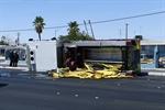 Fire Apparatus Overturns in North Las Vegas (NV) While Responding to Call