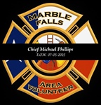 Marble Falls (TX) VFD Announces End of Watch for Missing Chief