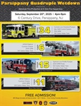 Three Parsippany (NJ) Fire Districts Unite to Hold Quadruple Wetdown