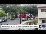 Ambulance Stolen During Homicide Investigation in CA