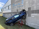 Car Crashes into Fire Station Damaging Building, Pumper