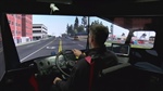 Iowa FFs Training on Emergency Vehicle Simulator
