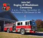 Kannapolis (NC) to Host Wash-Down Ceremony for New Fire Engine 41