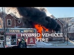 WATCH | Hybrid Vehicle Garage Fire