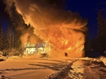 Four Apparatus Destroyed in Fire at Alberta, Canada Station