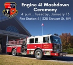 Washdown for New Kannapolis (NC) Fire Apparatus Set for Tuesday, Jan. 13