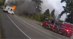 VIDEO: Good Samaritan pulls injured mailman from burning truck in Parkland