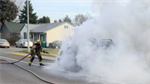 Kennewick Fire Department tackles car fire
