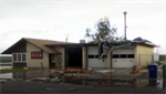 Possible tornado tears roof off California fire station