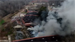 VIDEOS: Large industrial fire burns in South Carolina