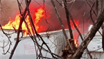VIDEOS: Large fire involving 300-gallon oil containers breaks out at Pennsylvania salvage yard