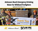 Apply by March 6 for Emergency Drinking Water for Wildland Firefighters