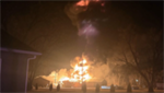 VIDEO: Iowa petroleum plant catches fire, causes explosions and evacuations