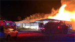 Kansas firefighter injured battling blaze