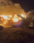 Fire destroys home in “no man’s land”, West Benton Fire Rescue explains