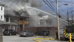 VIDEOS: Five houses damaged after massive fire in Pennsylvania; 12 people impacted