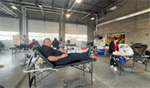 Richland Fire EMS and Red Cross collect over 100 units in a single-day blood drive, the largest in Washington