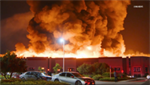 VIDEOS: Suspected arson sparks massive six-alarm fire at California warehouse