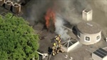 VIDEOS: Firefighters battle blaze at 24,000 square foot mansion in Los Angeles