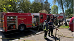 5 people, 5 pets displaced by garage fire in Vancouver