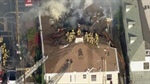 VIDEOS: Roof collapses during Los Angeles apartment fire